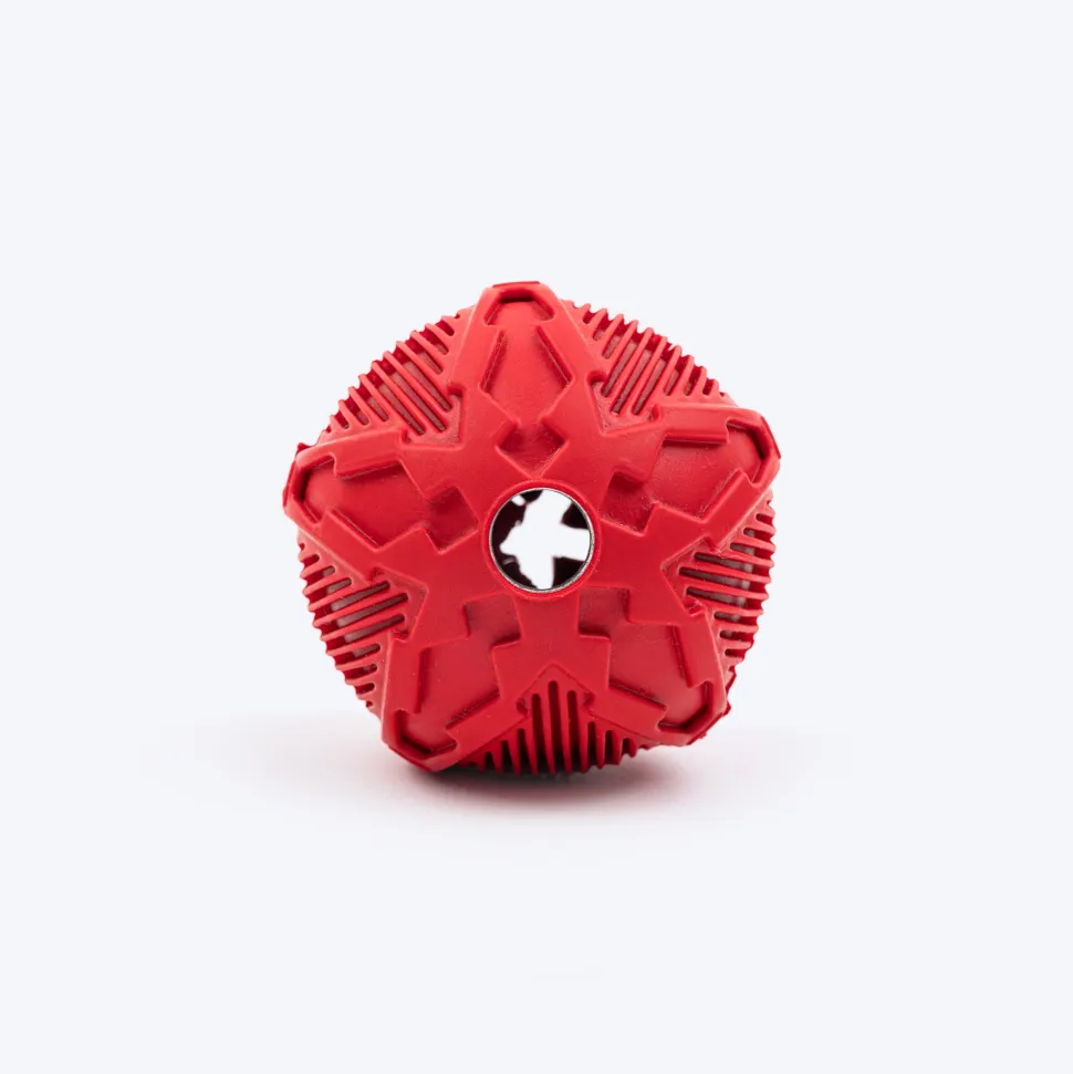HUFT Chewtastic Mighty Super Sturdy Ball Toy For Dog - Red