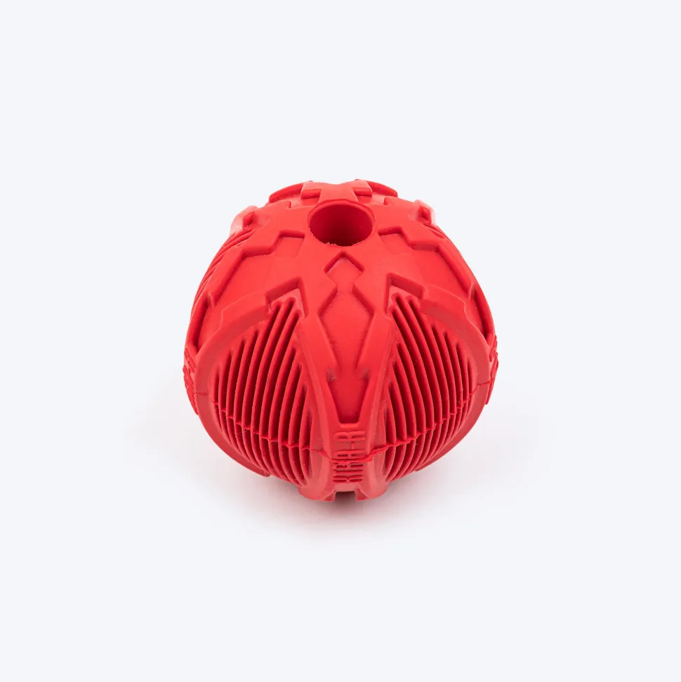 HUFT Chewtastic Mighty Super Sturdy Ball Toy For Dog - Red
