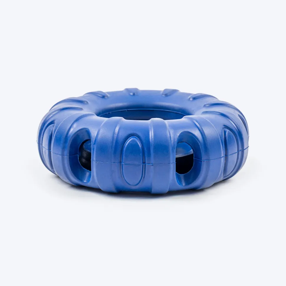 HUFT Chewtastic Roll-A-Tyre Chew Toy For Dog - Blue