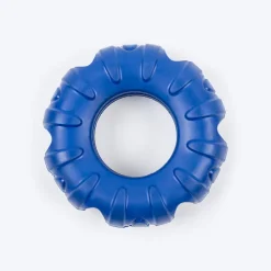 HUFT Chewtastic Roll-A-Tyre Chew Toy For Dog - Blue