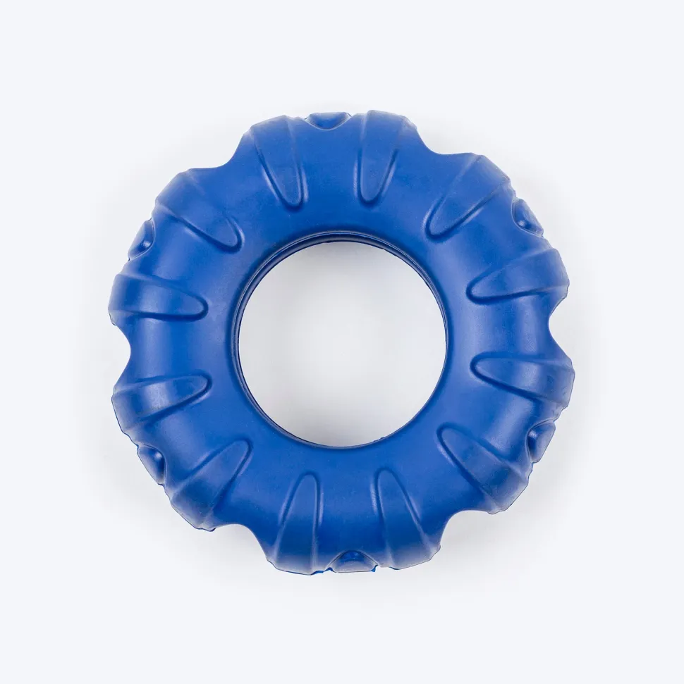 HUFT Chewtastic Roll-A-Tyre Chew Toy For Dog - Blue