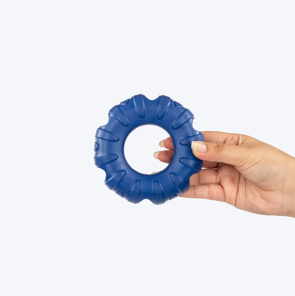 HUFT Chewtastic Roll-A-Tyre Chew Toy For Dog - Blue