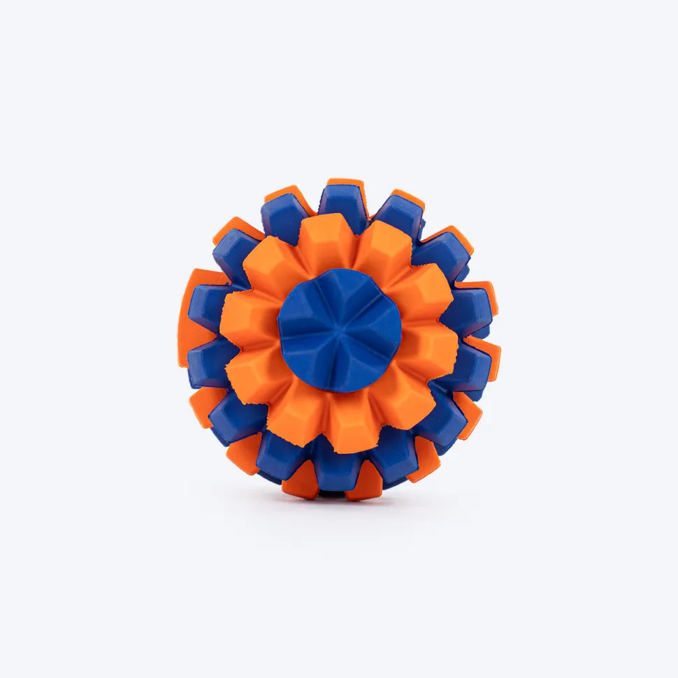 HUFT Chewtastic Treat Maze Chew Toy For Dog - Orange & Blue