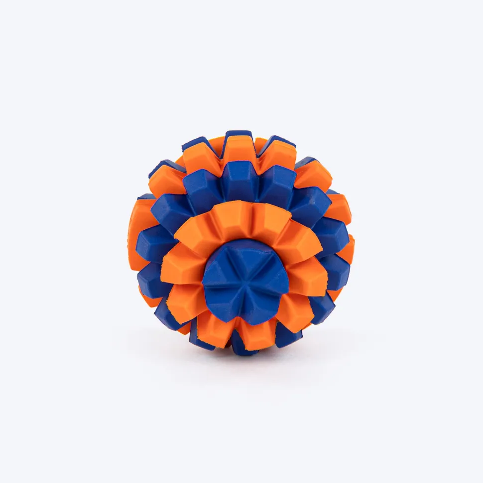 HUFT Chewtastic Treat Maze Chew Toy For Dog - Orange & Blue