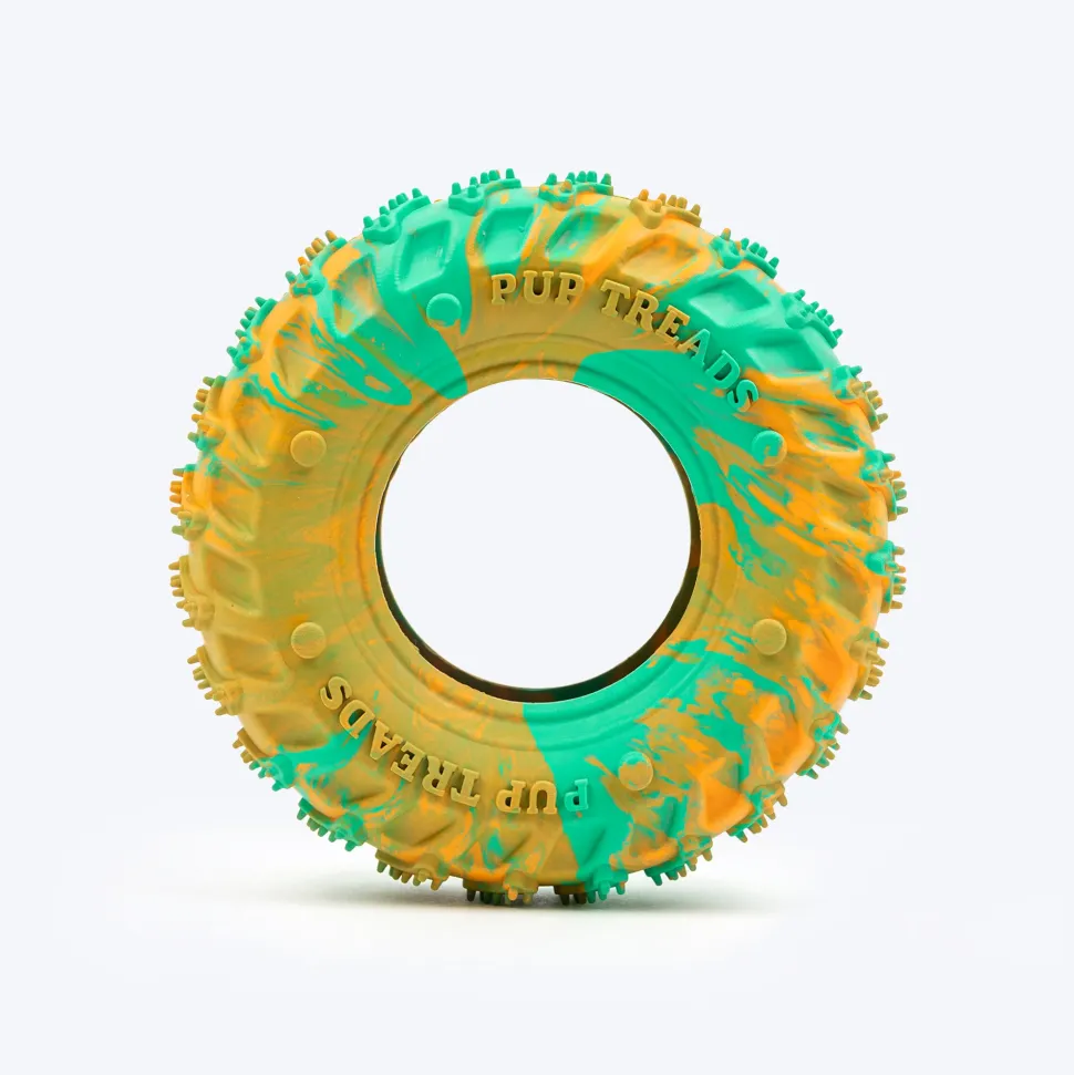 HUFT Chewtastic Woofy Wheelie Chew Toy For Dog - Multicolor