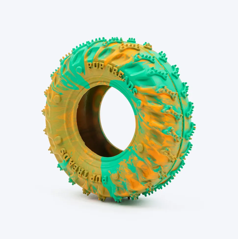 HUFT Chewtastic Woofy Wheelie Chew Toy For Dog - Multicolor