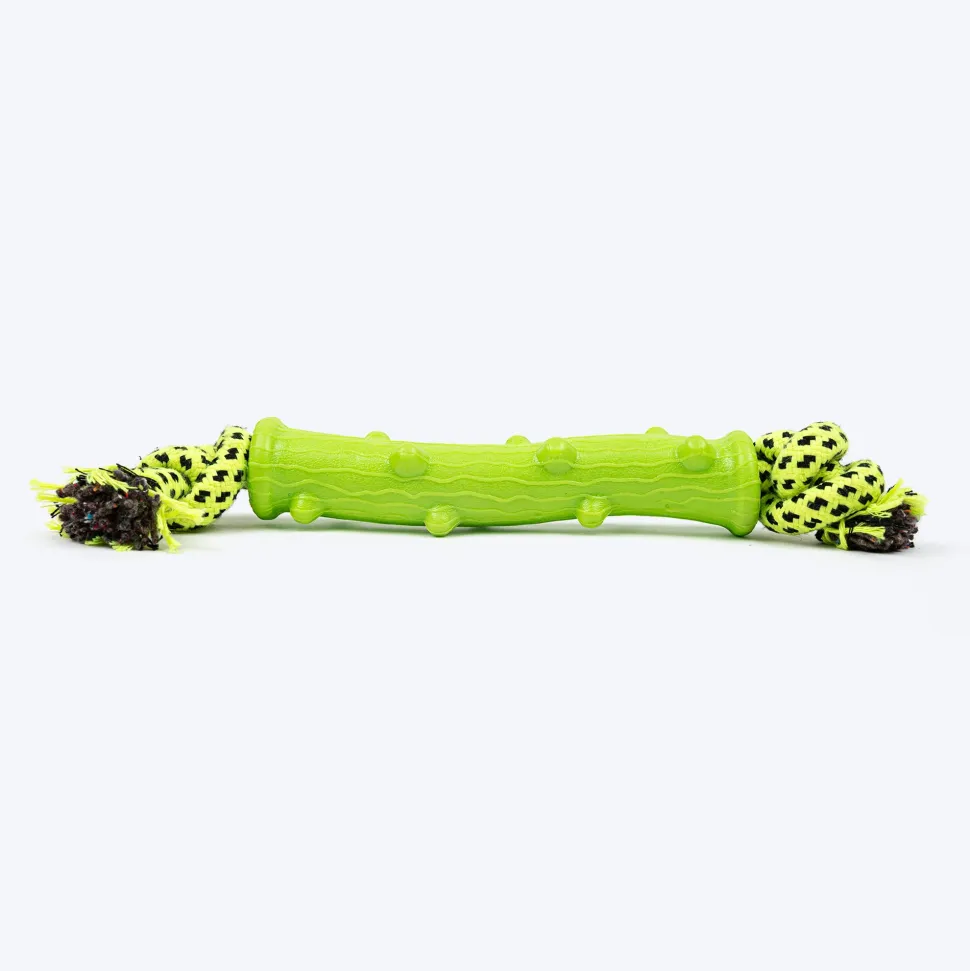 HUFT ChomperPillar Chew Toy For Dog - Neon Green