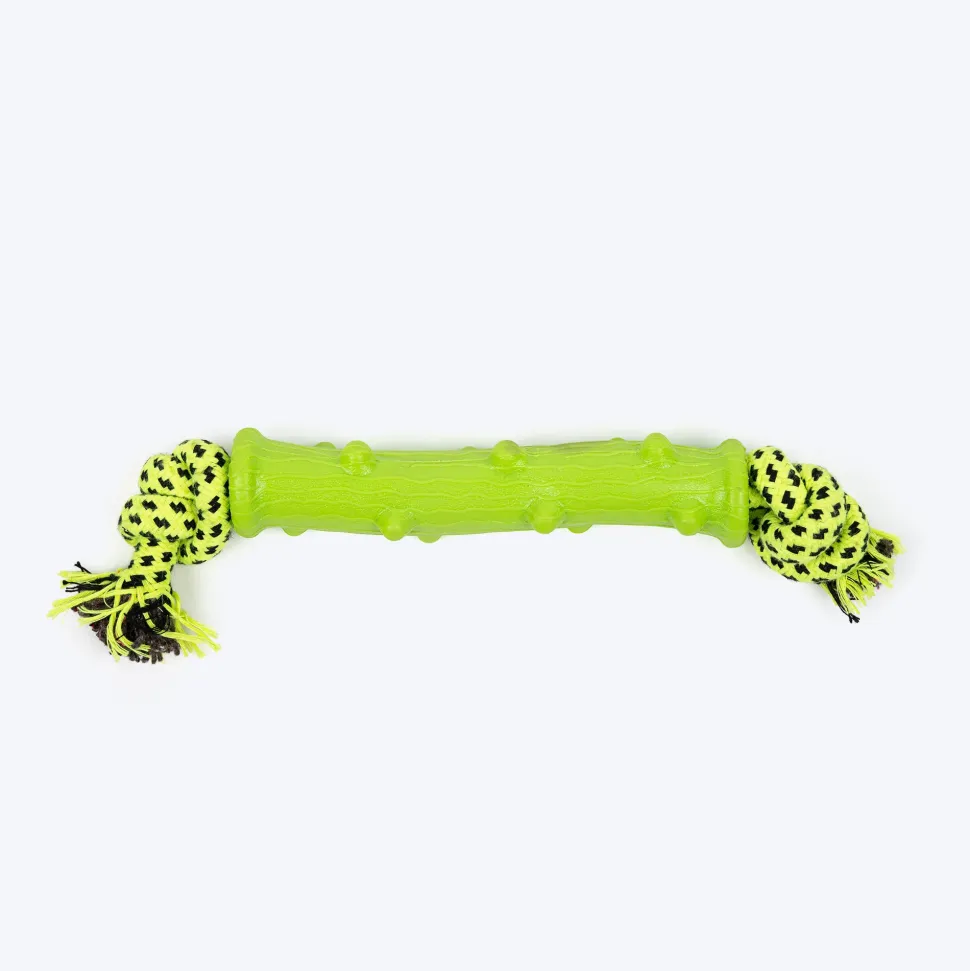 HUFT ChomperPillar Chew Toy For Dog - Neon Green