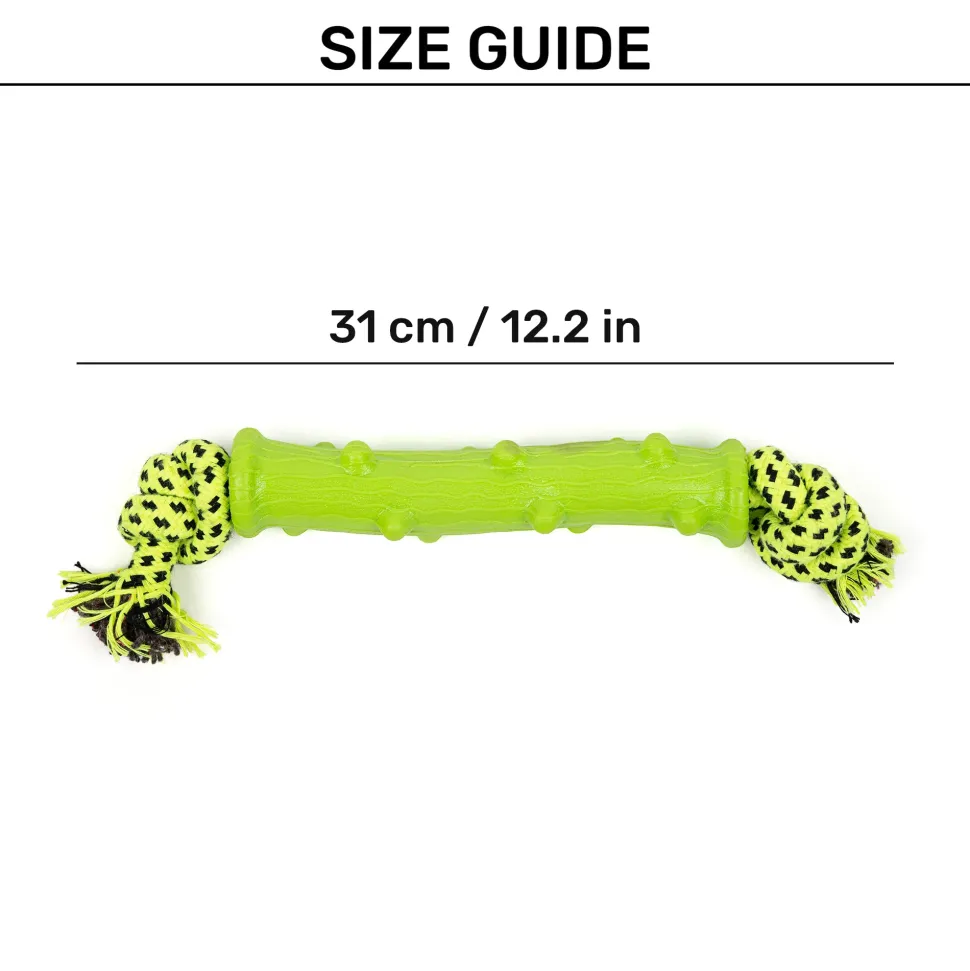 HUFT ChomperPillar Chew Toy For Dog - Neon Green