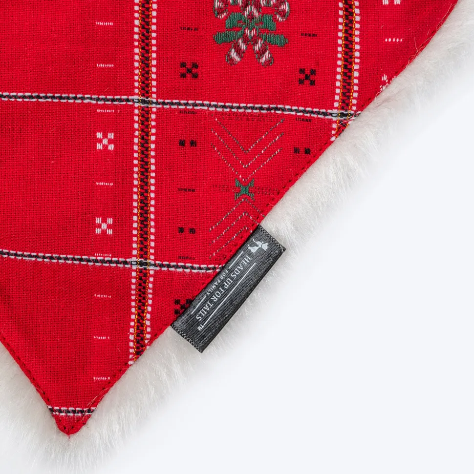 HUFT Christmas Santa's Beard And Cane Bandana For Dog & Cat