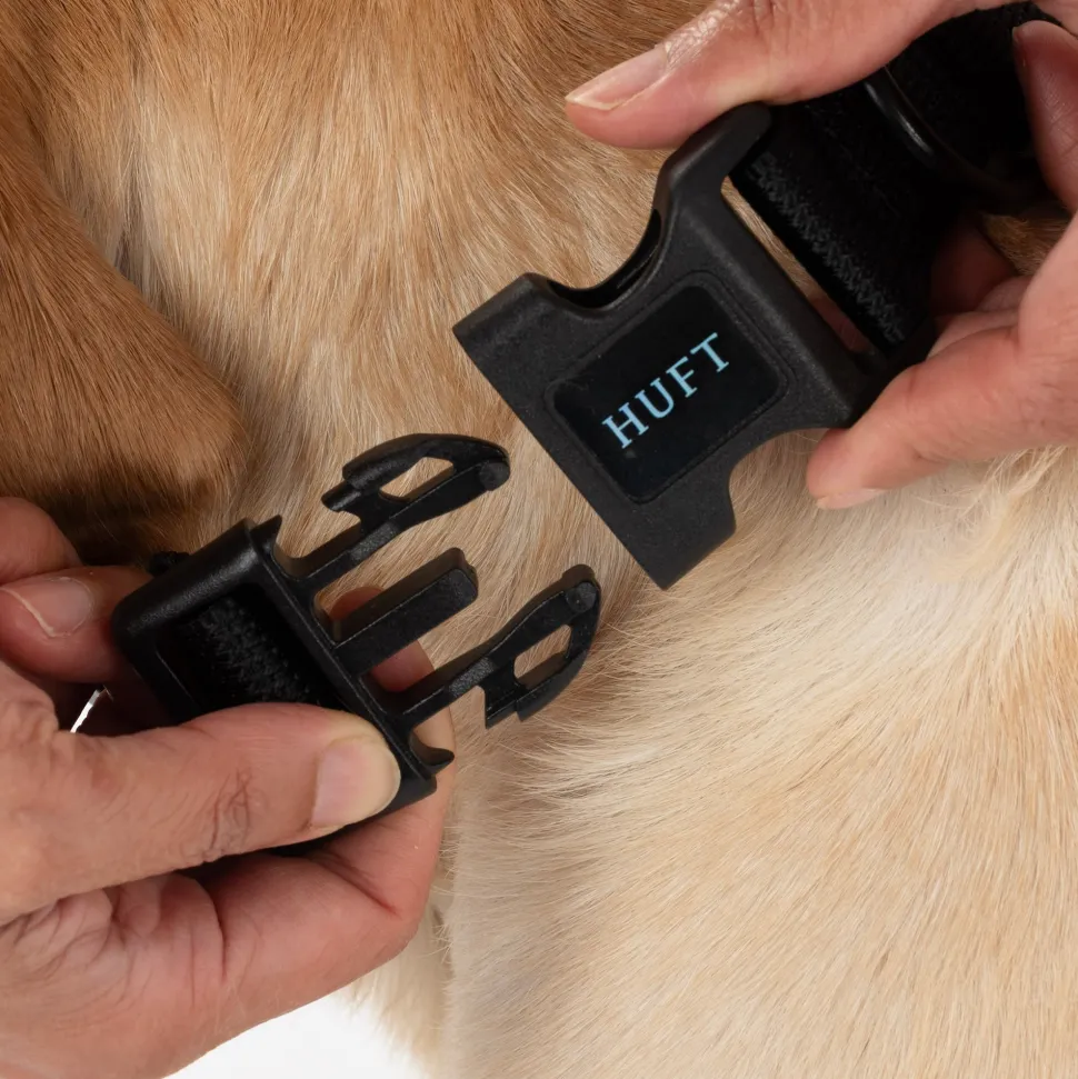 HUFT Classic Collar For Dog - Coal Black