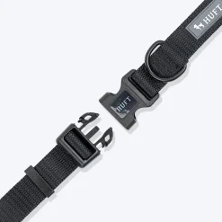 HUFT Classic Collar For Dog - Coal Black