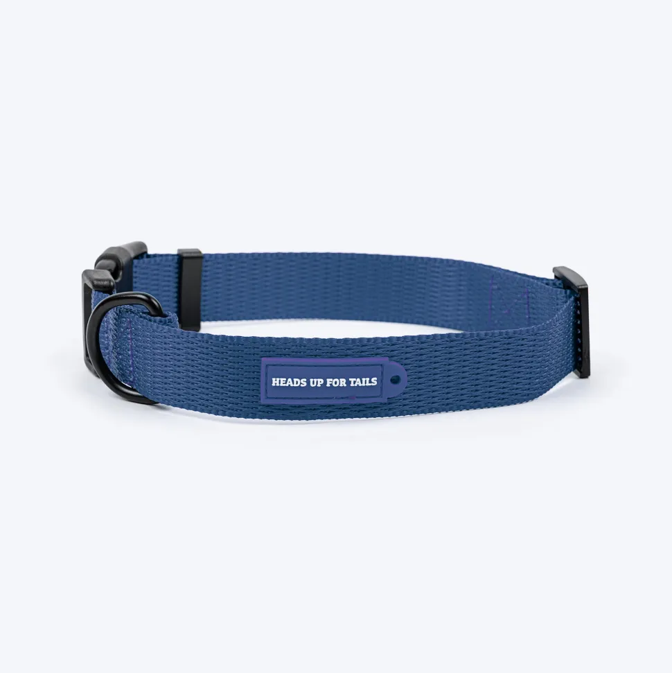 HUFT Classic Collar For Dog - Navy