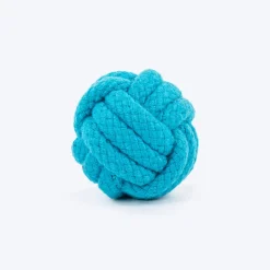 HUFT Classic Knotted Rope Ball Toy For Dog - Blue