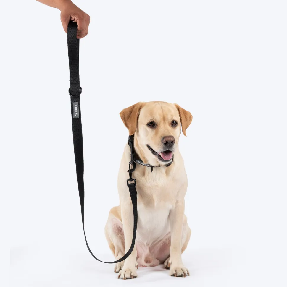 HUFT Classic Leash For Dog - Coal Black