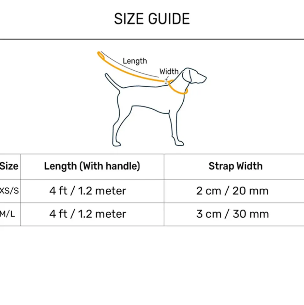 HUFT Classic Leash For Dog - Ocean Blue
