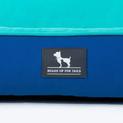 HUFT Classic Lounger Dog Bed - Blue & Turquoise