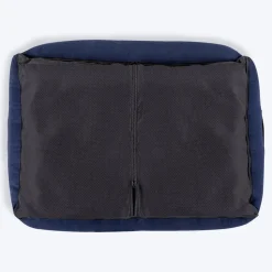 HUFT Classic Lounger Dog Bed - Grey & Navy