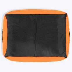 HUFT Classic Lounger Dog Bed - Orange & Blue