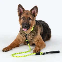 HUFT Classic Rope Leash For Dog - Neon Green - M - 5 ft