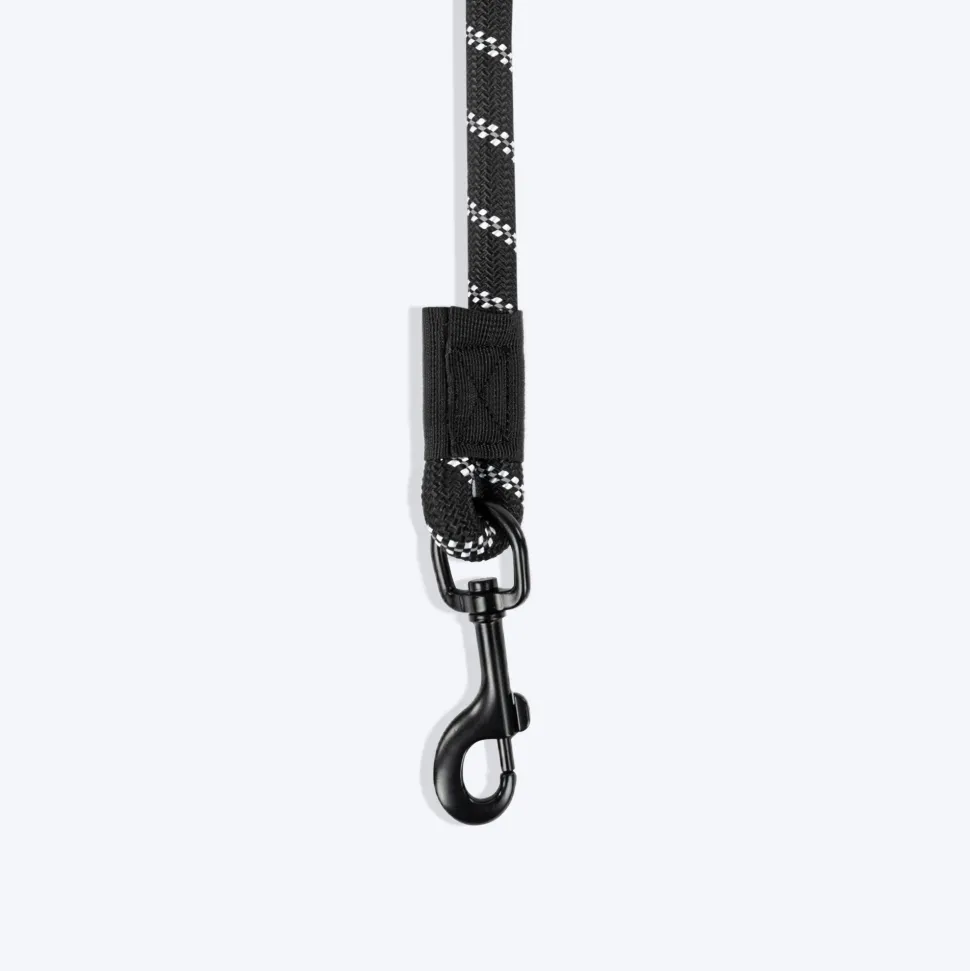 HUFT Classic Rope Leash For Dog - Black - 5 ft