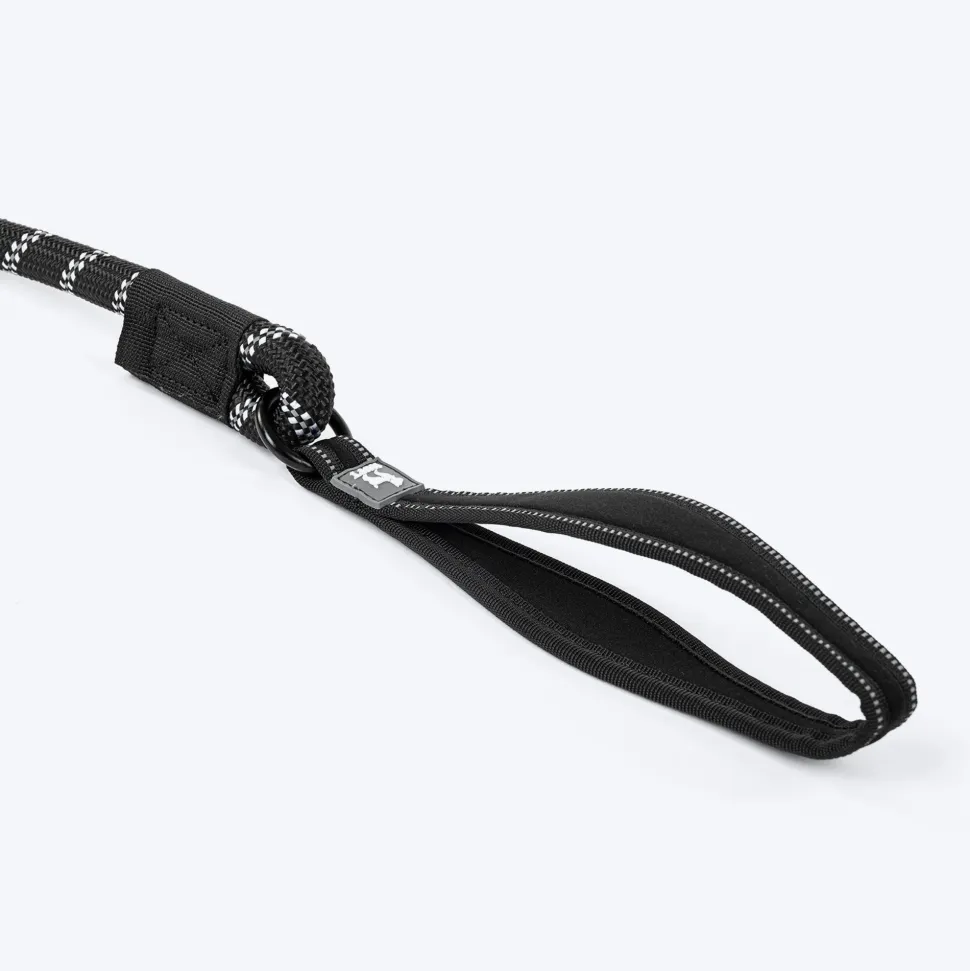 HUFT Classic Rope Leash For Dog - Black - 5 ft