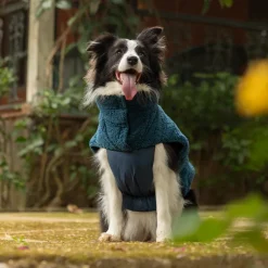 HUFT Cloudy Comfort Jacket For Big Dog - Peacock Blue