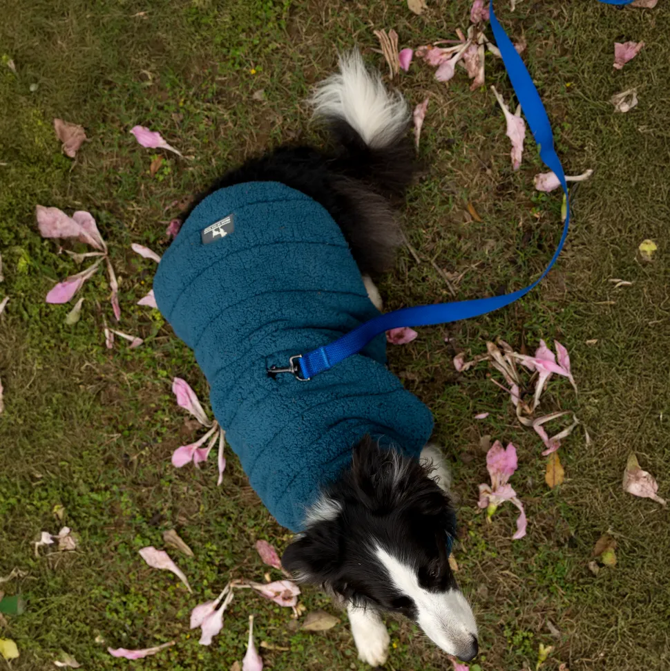 HUFT Cloudy Comfort Jacket For Big Dog - Peacock Blue