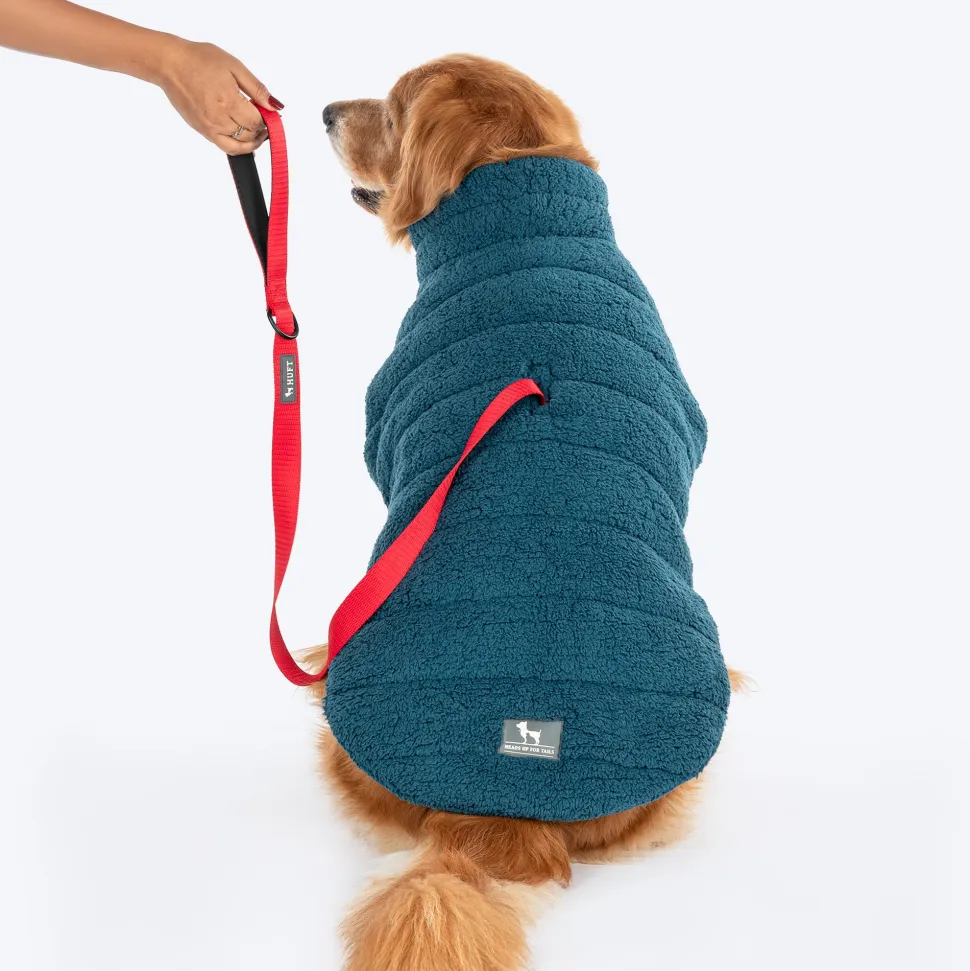 HUFT Cloudy Comfort Jacket For Big Dog - Peacock Blue
