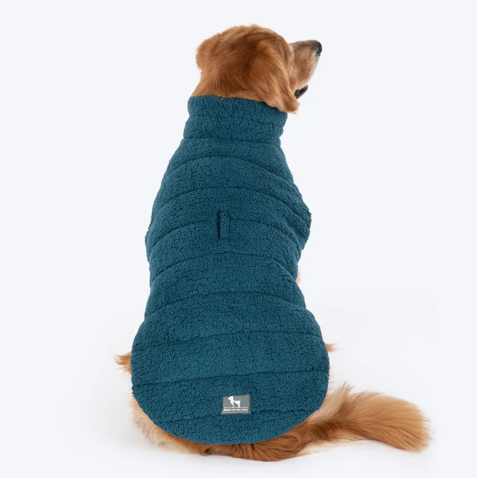 HUFT Cloudy Comfort Jacket For Big Dog - Peacock Blue