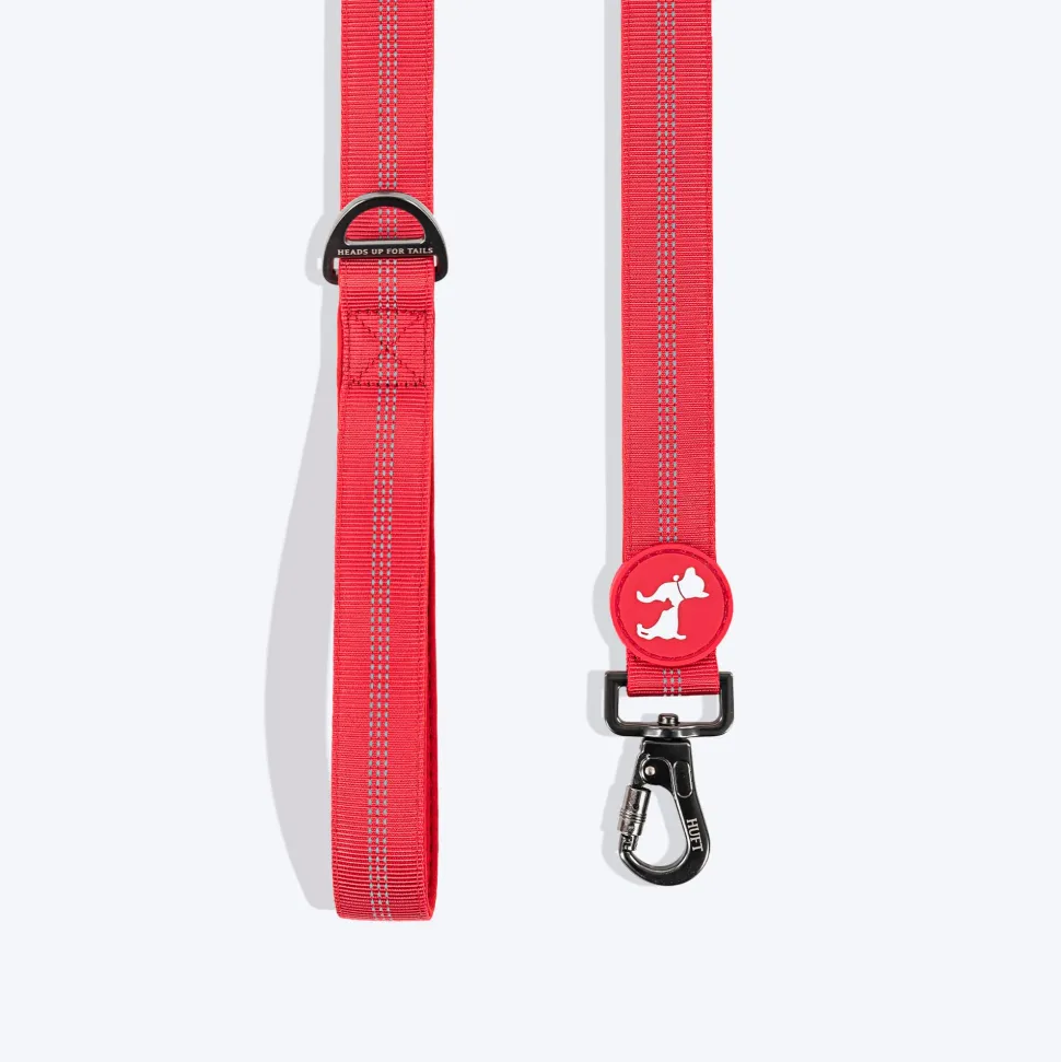 HUFT Comfort Plus Leash For Dog - Red