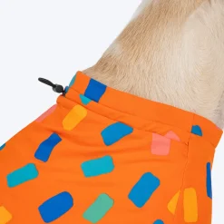 HUFT Confetti Love T-Shirt For Dog - Orange