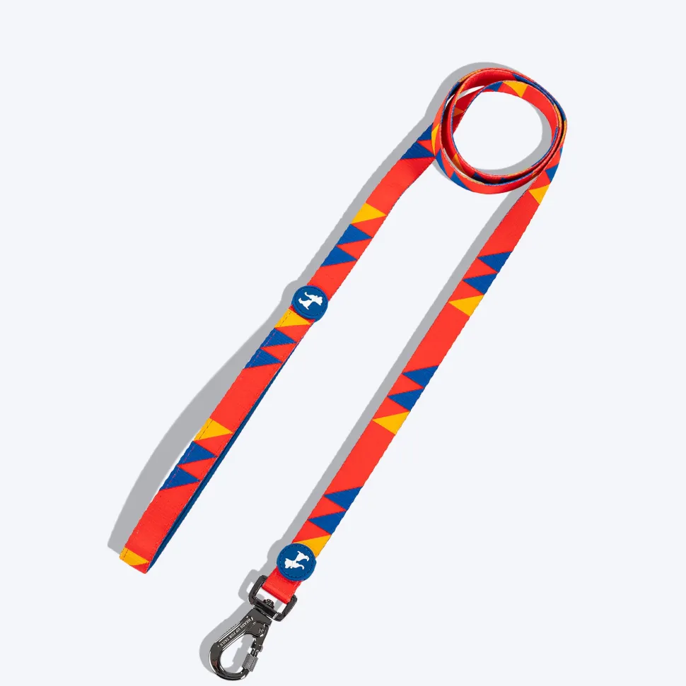 HUFT Crimson Thrill Printed Dog Leash