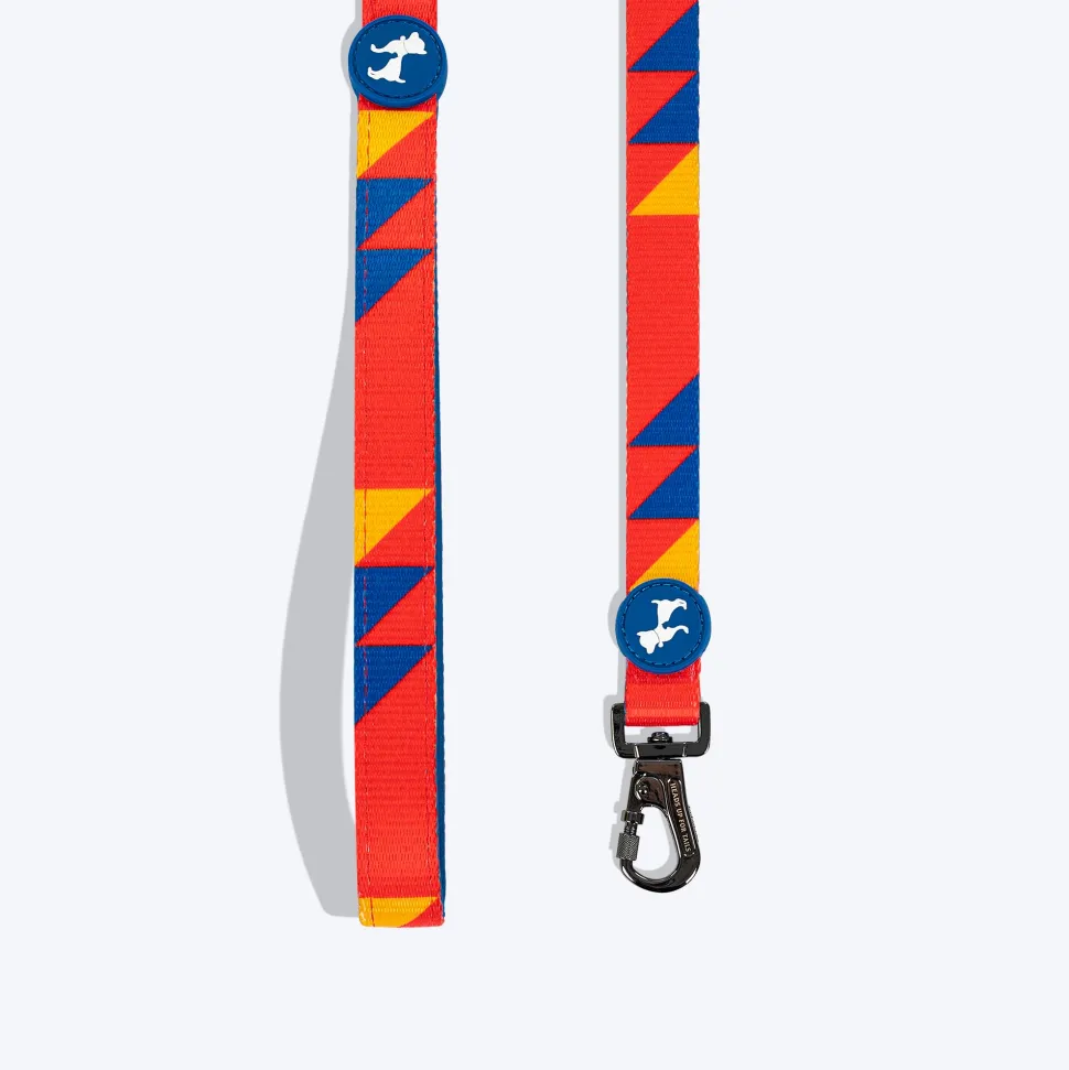 HUFT Crimson Thrill Printed Dog Leash