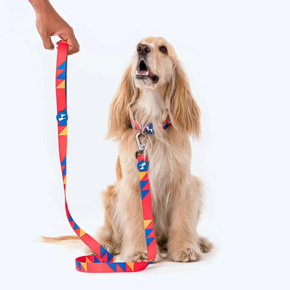 HUFT Crimson Thrill Printed Dog Leash