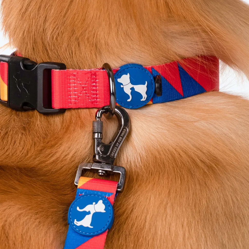 HUFT Crimson Thrill Printed Dog Leash
