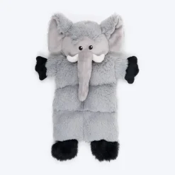 HUFT Cuddlephant Squeaky Plush Toy For Dog - Grey
