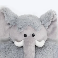 HUFT Cuddlephant Squeaky Plush Toy For Dog - Grey