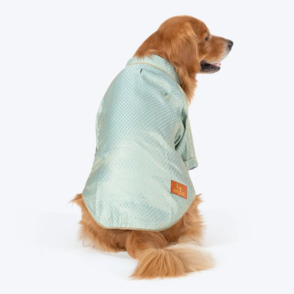 HUFT Dapper Doggo Kurta For Dog - Light Blue