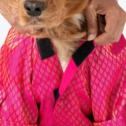 HUFT Dapper Doggo Kurta For Dog - Pink