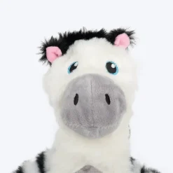 HUFT Debra The Zebra Squeaky Plush Toy For Dog - Multicolor