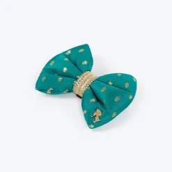 HUFT Desi Dazzle Bow Tie For Dog - Green