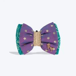 HUFT Desi Glam Bow Tie For Dog - Purple & Green