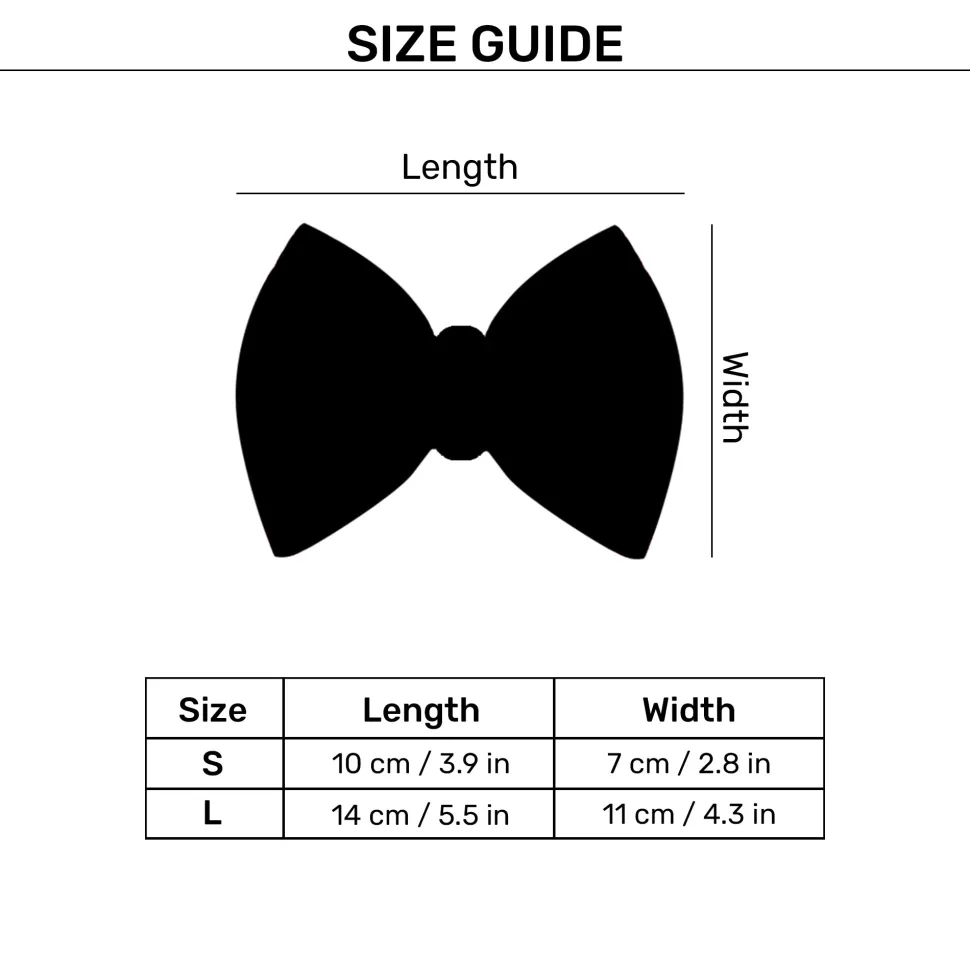 HUFT Desi Glam Bow Tie For Dog - Pink & Green