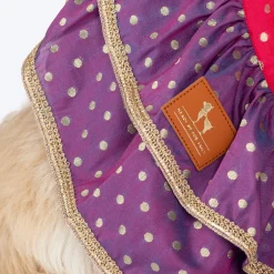 HUFT Desi Glam Dress For Dog & Cat - Pink & Purple
