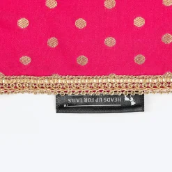 HUFT Desi Glam Knot Bandana For Dog - Pink
