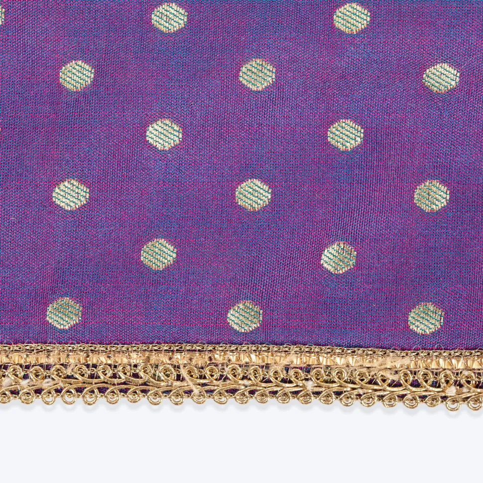 HUFT Desi Glam Knot Bandana For Dog - Purple