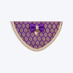 HUFT Desi Regal Bandana For Dog - Violet