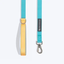 HUFT Dichromatic Leash For Dog - Turquoise & Yellow