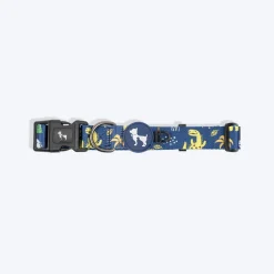 HUFT Dino Land Collar For Dog - Blue